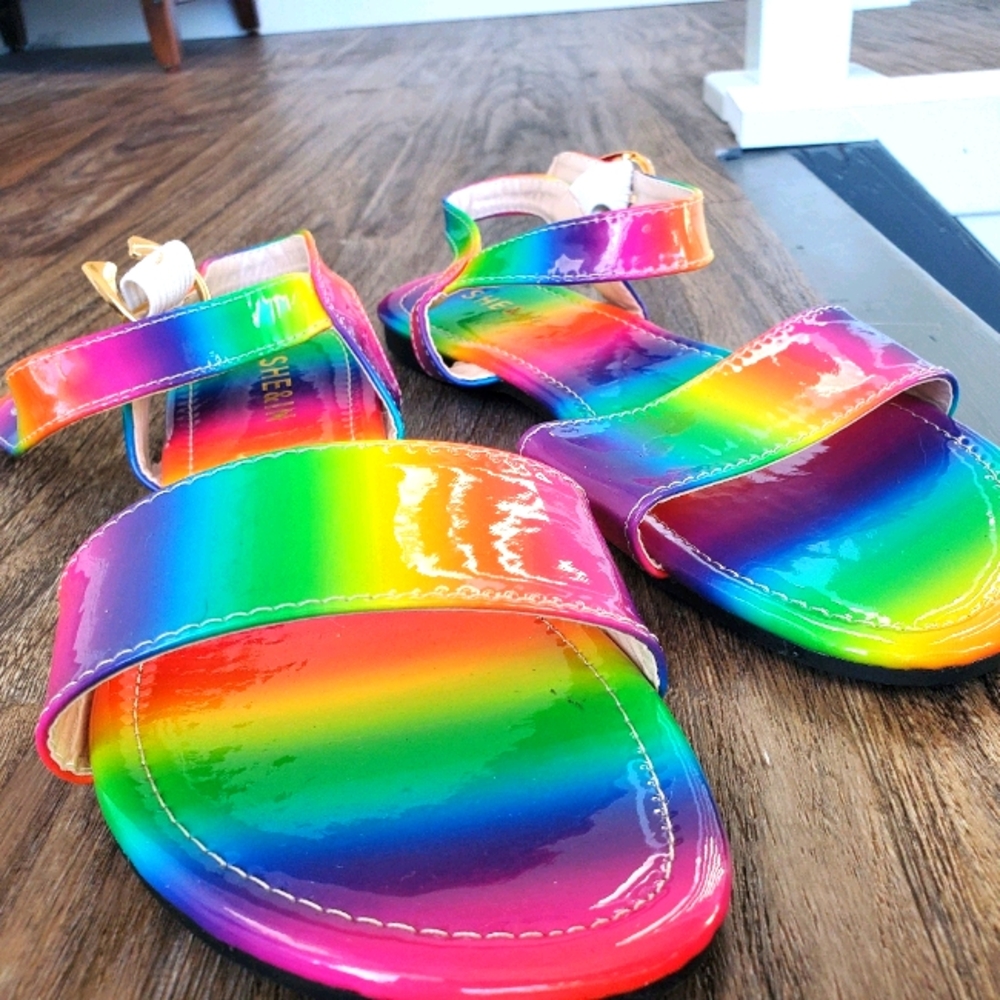 Rainbow sandals